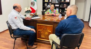 PRESIDENTA PATY SERRANO RECIBE A REPRESENTANTES DE CFE PARA REFORZAR COMPROMISO CON BANÁMICHI
