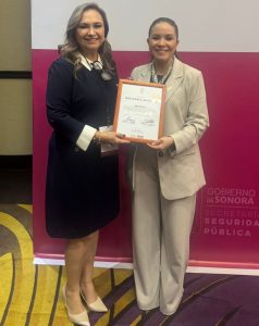 LA PRESIDENTA MUNICIPAL REAFIRMA SU COMPROMISO CON LA SEGURIDAD EN EL CONSEJO ESTATAL