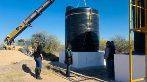 EL AYUNTAMIENTO IMPULSA OBRA DE ALMACENAMIENTO DE AGUA EN LA COMUNIDAD DE LAS DELICIAS
